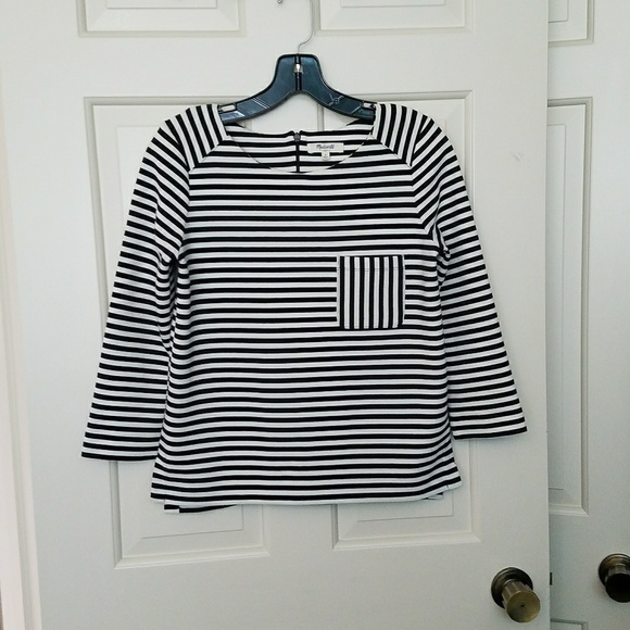 🚩 SALE MADEWELL Ridge Stripe Top S - Picture 6 of 7